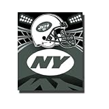 New York Jets Fleece NFL Blanket (Shadow Series) by Northwest (50x60)