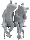 Loving Frogs On Bench