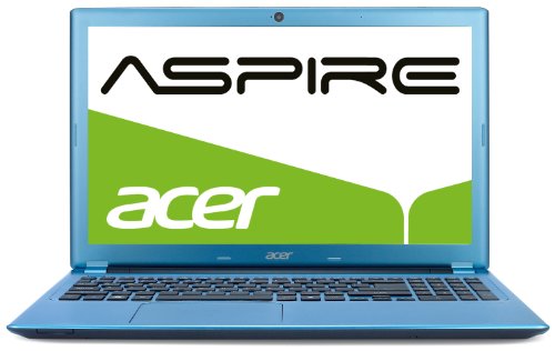 Acer Aspire V5-531-967B4G32Mabb  39,6 cm (15,6 Zoll) Notebook (Intel Pentium 967B, 1,3GHz, 4GB RAM, 320GB HDD, Intel HD 3000, DVD, Win 7 HP), blau