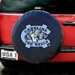 North Carolina Tar Heels NCAA Spare Tire Cover (Black)