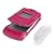 Northwest Electronics Distributing Company Leather Wrapped Thin Shell Case for Motorola RAZR V3, V3c, V3i (Magenta)