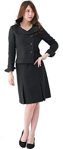 (アッドルージュ) AddRougeセレモニーレディーススーツ ツイードジャケット＆スカートスーツ 2点セット[c561442]