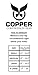Copper Compression Gear PREMIUM Fit Recovery Calf / Leg Support Sleeves - GUARANTEED To Speed Up Recovery! Perfect For Running, Crossfit, & All Sports! (1 SINGLE Sleeve)