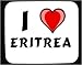 I Love Eritrea Decorated Mouse Pad