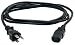 Video Games : 6ft IBM Monitor/printer/pc Grounded Power Cable M/f