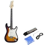 Full Size Solid Body Rock-N-Roll Electric Guitar with Lots Accessories