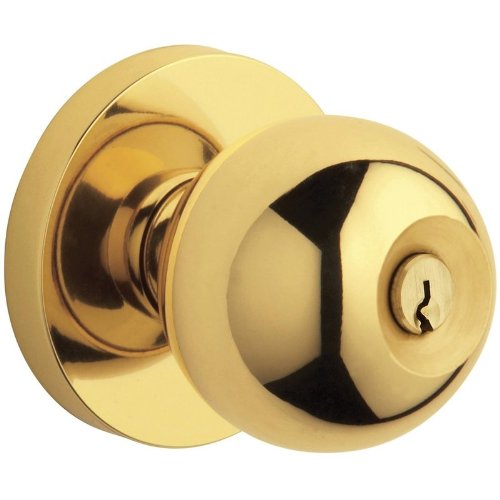 Baldwin 5216 ENTR Contemporary Style Keyed Entry Door Knob Set with