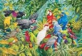 Image 1000pc. Rainforest Parrots Jigsaw Puzzle