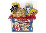 Showtime Movietime Gift with 2 Theater-Size Candies - Gourmet Popcorn Creation by America's Favorite Gourmet Popcorn Company - Cornzapoppin
