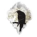Crow Fringe Studio Chandlier Crystal Drop Shape Magnet