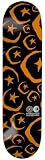 Foundation All Over S&M Skateboard Deck - 7.5 in. x 31.0 in. - Black / Orange