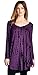 Popana Short Sleeve Tunic Tops to Wear with Leggings Made in USA Short Sleeve Shirts for Women - Loose Fit Womens Summer Tops