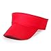MuLuo Golf Tennis Baseball Summer Visor Cap Cotton Kids Boys Girls Sunhat Red