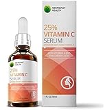 Abundant Health 25% Vitamin C Serum with Vitamin E and Hyaluronic Acid for Youthful Looking Skin, 1 fl. oz.
