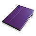 Fintie Dragon Touch A1X Plus / Dragon Touch A1X Plus II 10.1 Folio Case - Premium PU Leather Cover with Stylus Loop for Dragon Touch A1X Plus 2016 Edition / A1X Plus II / A1X / A1 10.1-Inch Android Tablet, Violet