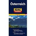 ADAC L�nderkarte �sterreich 1:300.000: Register: Legende, Citypl�ne, Ortsregister mit Postleitzahlen. Karte: Sehensw�rdigkeiten, Natur- und Nationalparks, landschaftlich sch�ne Strecken