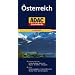 ADAC L�nderkarte �sterreich 1:300.000: Register: Legende, Citypl�ne, Ortsregister mit Postleitzahlen. Karte: Sehensw�rdigkeiten, Natur- und Nationalparks, landschaftlich sch�ne Strecken