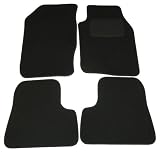 Car Mats for Peugeot 206 in Black