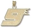 Driver Number 9 Medium 1/2" Charm/Pendant -14K/10K, Stainless Steel or Gold Plated