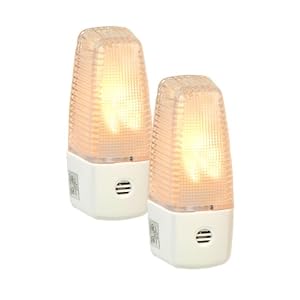 AmerTac 71056CC Classic Faceted Night Light, Clear, 2-Pack by 