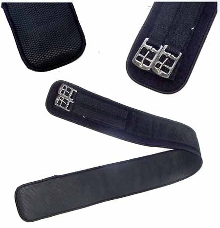 ABETTA 52 Black Neoprene English Girth Removeable Pad