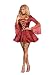 Dreamgirl Women's Juliet Jacquard Print Dress