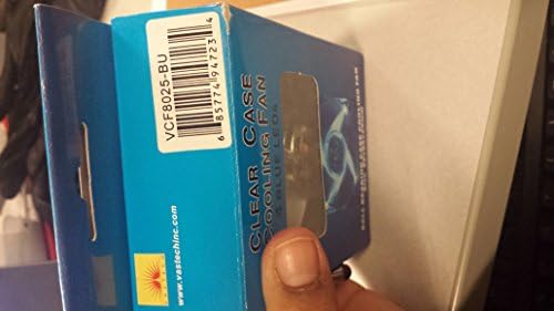 Vastech VCF8025-BU Case Fan Clear LEDs Blue light w/ 3pin Connector