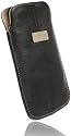 Krusell 95343 Luna 4XL Mobile Leather Pouch for Samsung Galaxy Note, Galaxy S Wi-Fi and other Smartphones, 1-Pack (Black)