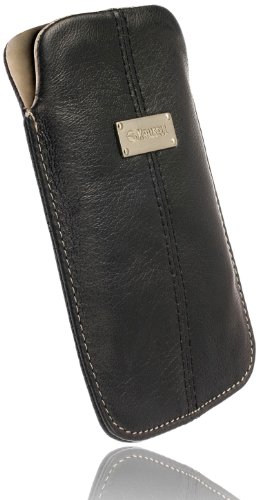 Krusell Luna Leder Etui Tasche f&uuml;r HTC Incredible S schwarz Preisvergleich
