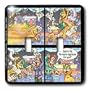 Londons Times Funny Cat Cartoons - Expresso Cat at Starbucks - Light Switch Covers - double toggle switch