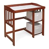 Cherry Changing Table with Desk Conversion