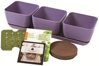 Simple Garden Jr 3 Piece Square Planter Set