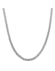 Sterling Silver 2.6-mm Round Wheat Chain