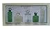 Brand new in original retail package (Not a tester) mini set inculded: Eau Parfumee Cologne au the vert 5 ml Eau de parfum Pour Femme 5 ml Eau de toilette Pour Homme 5 ml Eau Parfumee Extreme 5 ml Eau de toilette Eau Fraiche 5 ml