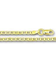 10K Yellow Gold Mariner Link Chain - Width 2.3mm