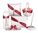 Hortense B. Hewitt Wedding Accessories 6-Piece Set, Shimmering Rose