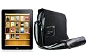 ULTIMATEADDONS Black Messenger Style Bag for Apple iPad