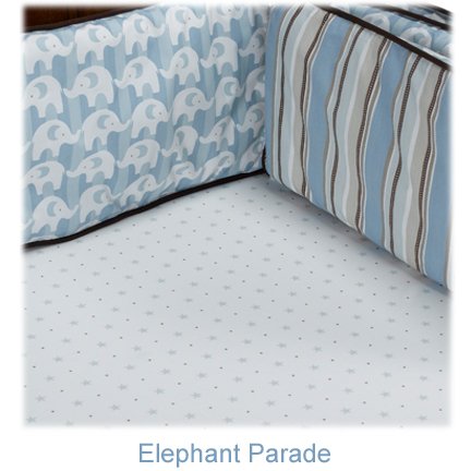 Best Price Boppy Organic Crib Bumper Slipcover, Elephant Parade