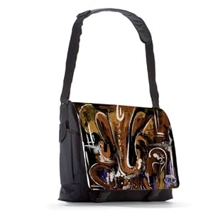 Large Ganesh Print Messenger Bag