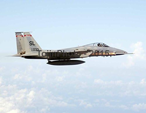 F-15E firing an AIM-120 Missile at an aerial drone (8.5 x 11)