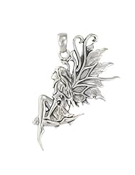 Silver Earth Fairy Pendant Art - Faerie Jewelry By Amy Brown