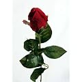Artificial Silk Rose Single Stem - 56cm, Red