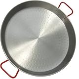 Myson Authentic Spanish Polished Steel Paella Pan, 15-Inch