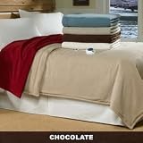King Fleece Heating Blanket, Chocolate 41CQxDqR1PL. SL160 King Fleece Heating Blanket, Chocolate