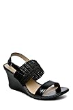 Kenneth Cole REACTION Women's Cedar Loft Slingback Sandal,Black Patent,8.5 M US