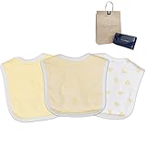 POLO RALPH LAUREN ポロ ラルフローレン 正規品 ベビー スタイ イエロー 3枚セット 純正ショップバッグ付 よだれかけ (イエロー)