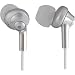 Electronics : Panasonic RP-HJE300 Portable Earbud Headphones with Carrying Pouch (Silver)