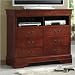 Fountain Hills Media Chest in Rich Cherry