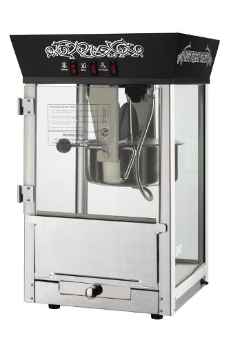 Great Northern Popcorn Black Matinee Movie Theater Style 8 oz. Ounce Antique Popcorn Machine Great Northern Popcorn Black Matinee Movie Theater Style 8 oz. Ounce Antique Popcorn Machine