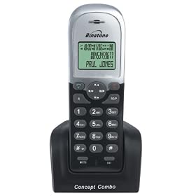 Binatone Concept 2310 Combo  Dect Single/Tam/Corded - Black/Silver